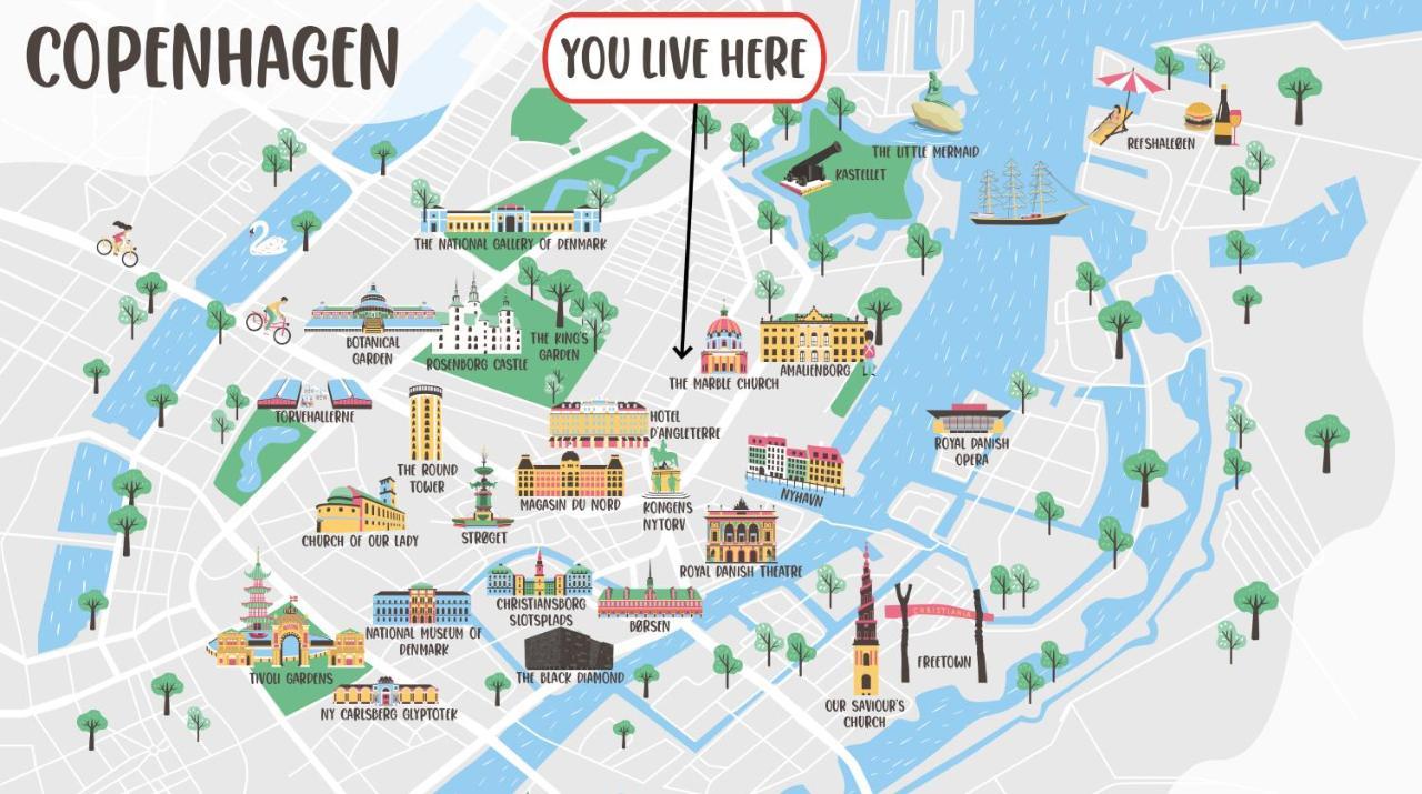 Stylish Ground Floor Apartment Perfect For Couples København Ngoại thất bức ảnh